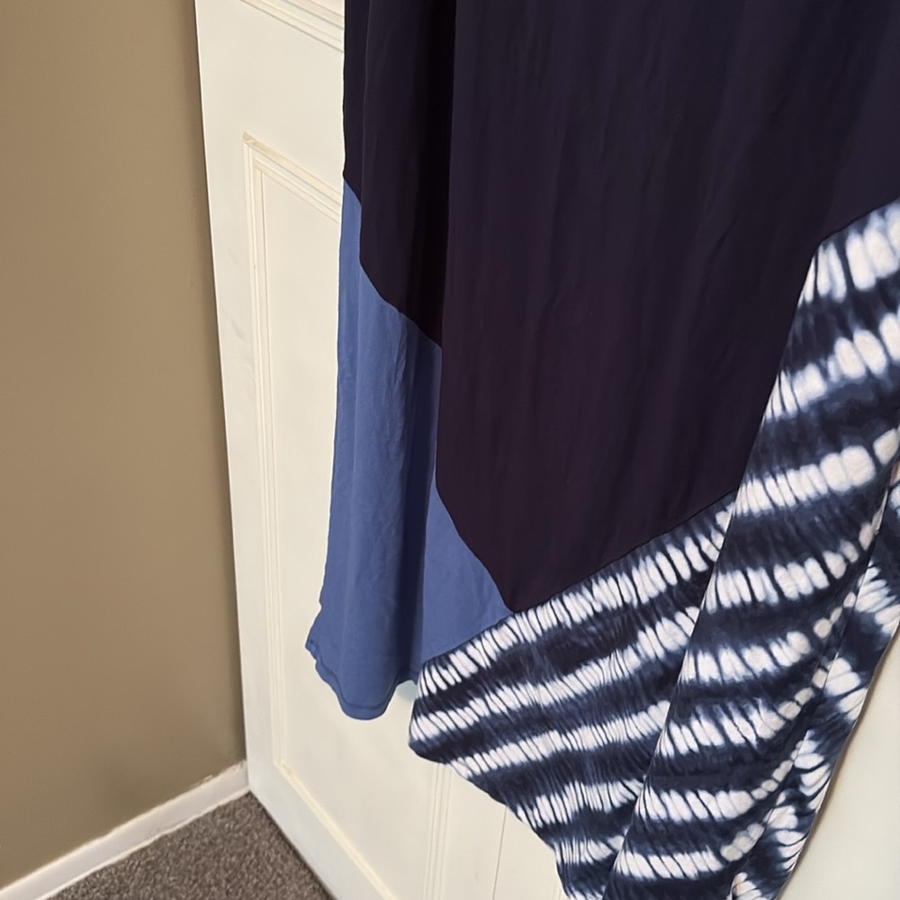 Style & Co. Blue and Black Maxi Dress - Picture 2 of 4